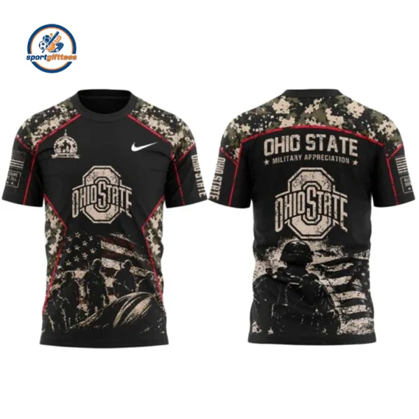 Ohio State Buckeyes Military Appreciation 2026 Hoodie