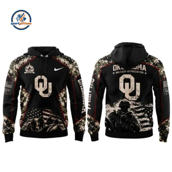 Oklahoma Sooners Military Appreciation 2026 Hoodie