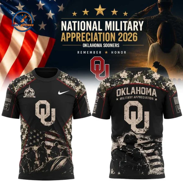 Oklahoma Sooners Military Appreciation 2026 Hoodie