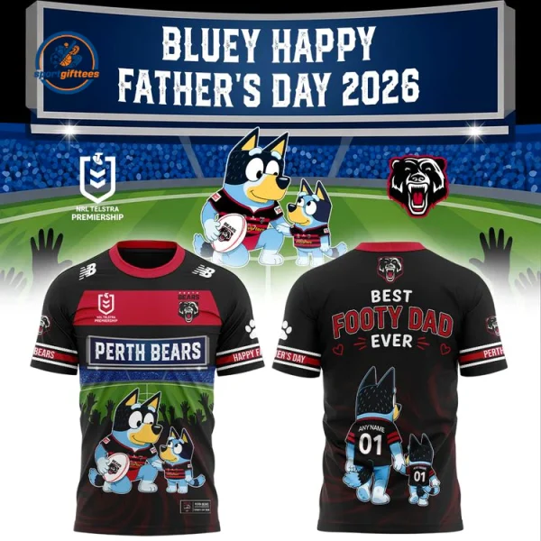P Bears x Bluey Happy Father's Day 2026 Hoodie