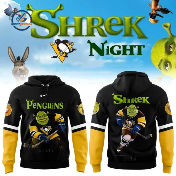 Pittsburgh Penguins Shrek Night 2026 Hoodie