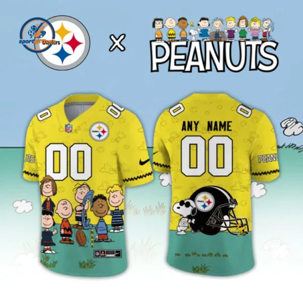 Pittsburgh Steelers x Peanuts 2026 Custom Name Jersey
