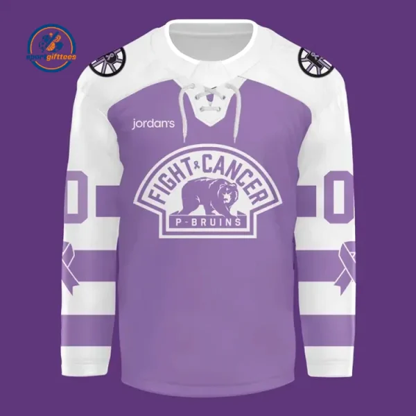 Providence Bruins x Hockey Fight Cancer Hockey Jersey