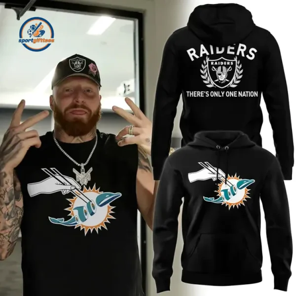 Raiders Eat Dolphin Sushi Hoodie
