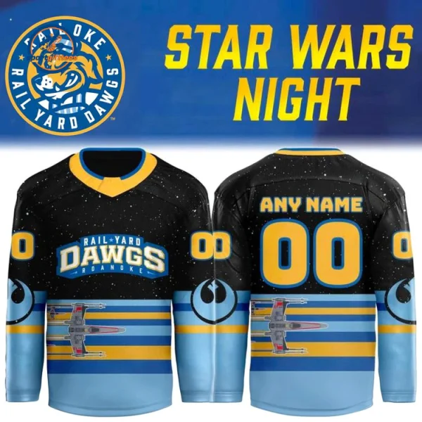 Rail Yard Dawgs Star Wars Night 2026 Hockey Jersey