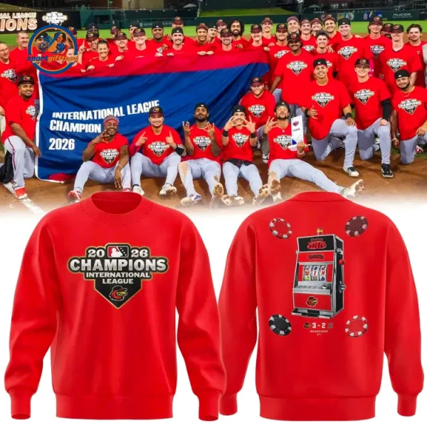 Rochester Red Wings International League Champions Red Hoodie