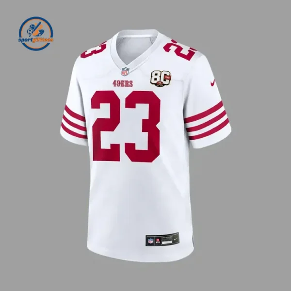 San Francisco 49ers 80th Anniversary Custom Name Jersey
