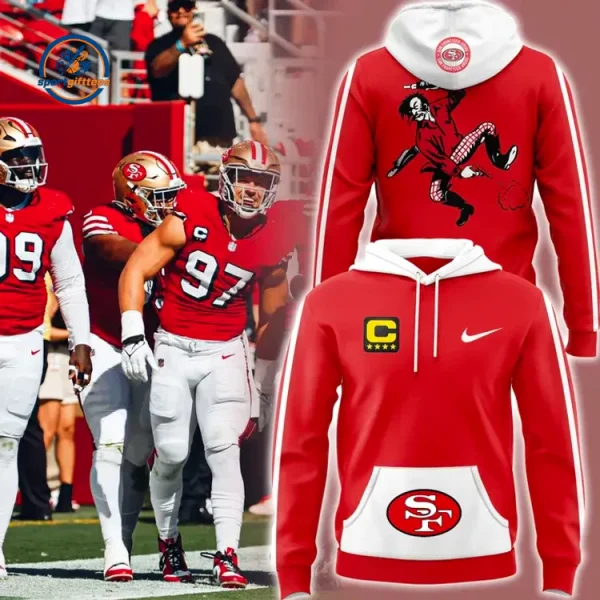 San Francisco 49ers Throwback Edition Red Hoodie