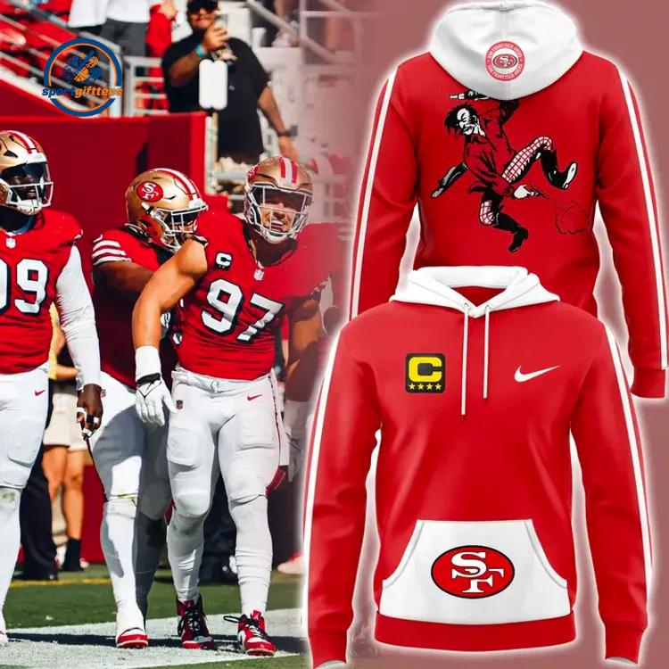 San Francisco 49ers Throwback Edition Red Hoodie