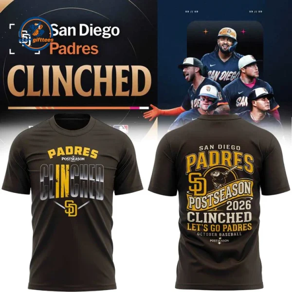 SD Padres Postseason Locker Room 26 Hoodie