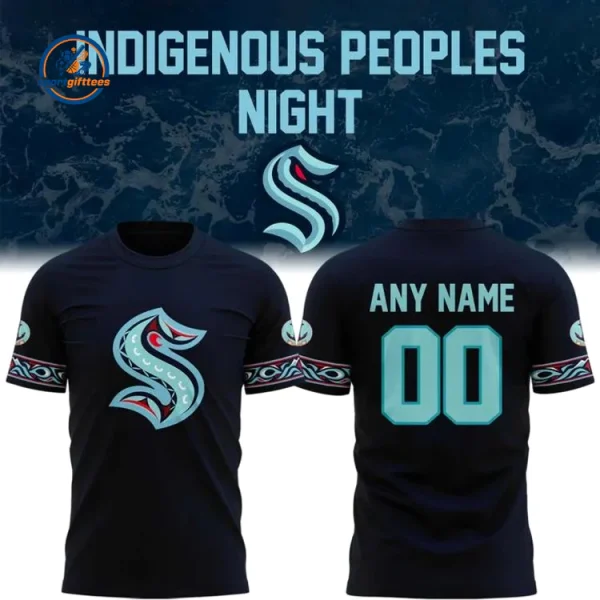 Seattle Kraken Indigenous Peoples Night Custom Hoodie