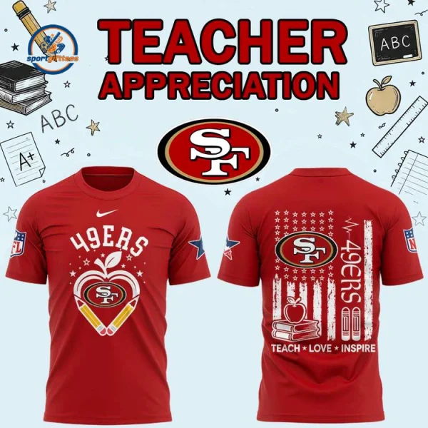 SF 49ers Teacher Appreciation 2026 Hoodie