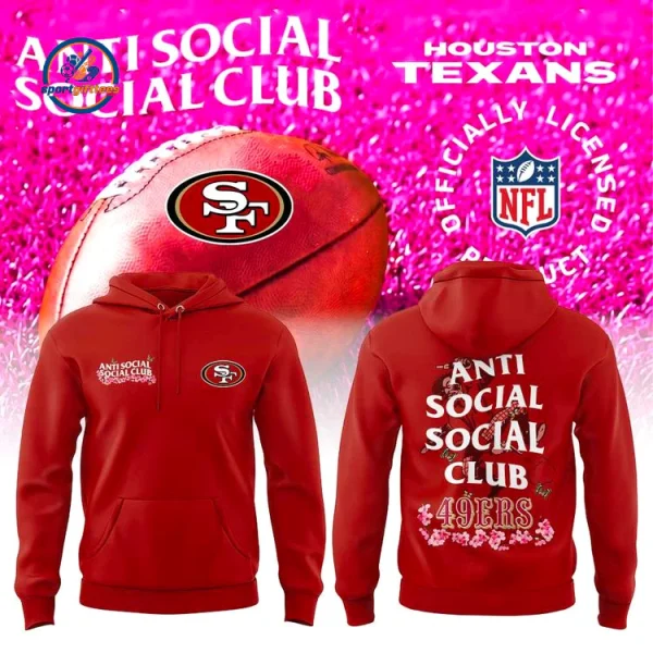 SF 49ers x Anti Social Social Club Edition Hoodie