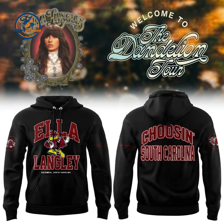 South Carolina Gamecocks x Ella Langley The Dandelion Tour 2026 Hoodie South Carolina Gamecocks x Ella Langley The Dandelion Tour 2026 Hoodie