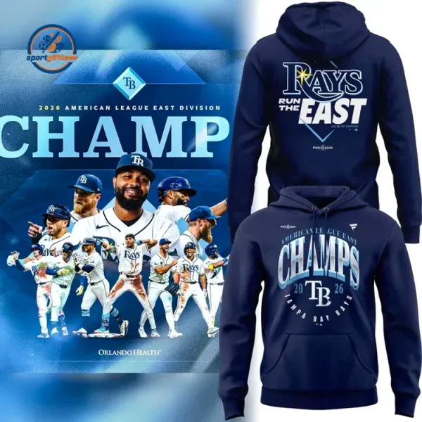 Tampa Bay Rays AL East Division Champions Hoodie