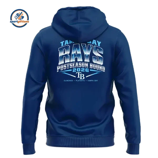 Tampa Bay Rays Postseason 2026 Navy Hoodie