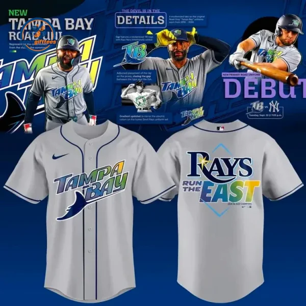 Tampa Bay Rays Run The EAST 2026 Baseball Jersey