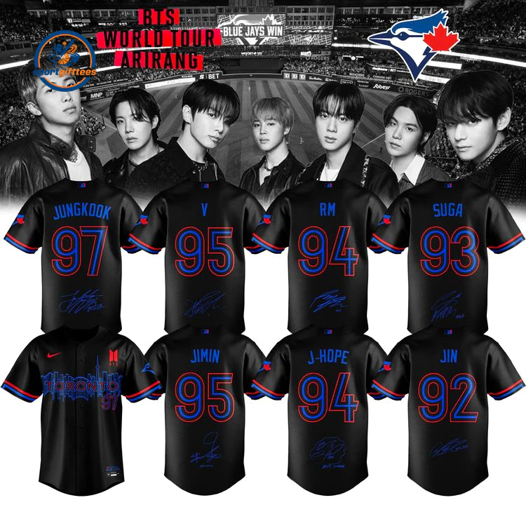 Toronto Blue Jays x BTS World Tour 2026 Jersey Toronto Blue Jays x BTS World Tour 2026 Jersey