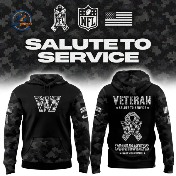 Washington Commanders Salute To Service Hoodie