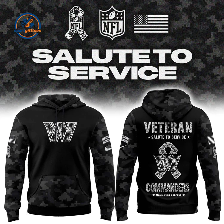Washington Commanders Salute To Service Hoodie Washington Commanders Salute To Service Hoodie