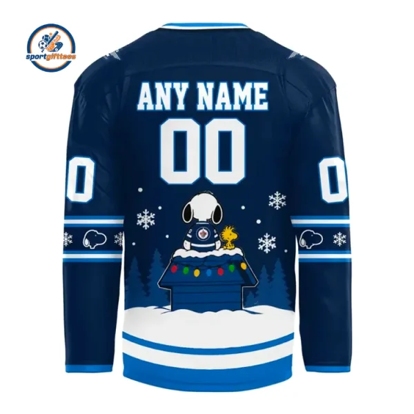 Winnipeg Jets x Snoopy & Woodstock Christmas 26 Jersey