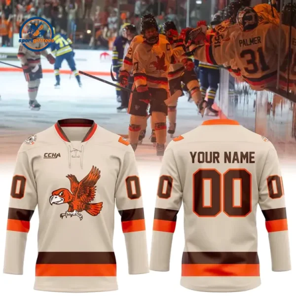 Bowling Green Falcons 2026 Custom Hockey Jersey