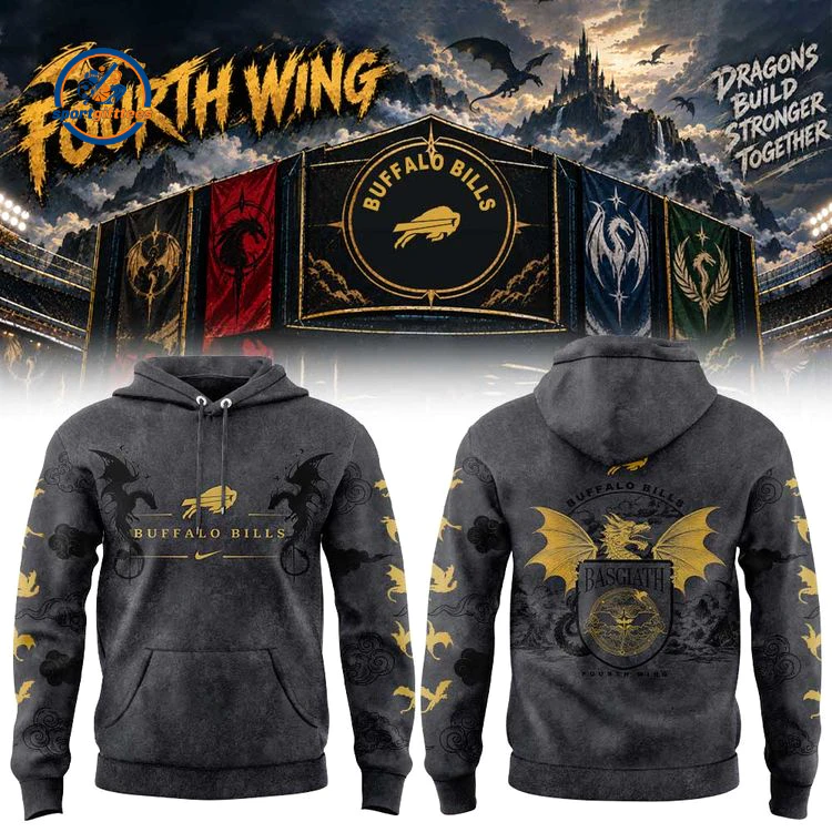 Buffalo Bills x Fourth Wings Night 2026 Hoodie Buffalo Bills x Fourth Wings Night 2026 Hoodie