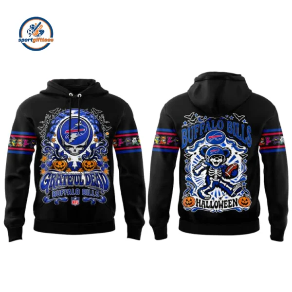 Buffalo Bills x Grateful Dead Halloween Hoodie