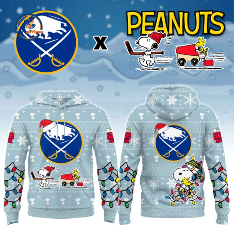 Buffalo Sabres x Peanuts Christmas 2026 Hoodie Buffalo Sabres x Peanuts Christmas 2026 Hoodie