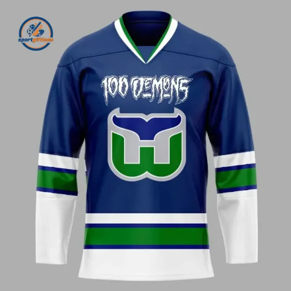 Carolina Hurricanes x 100 Demons Hockey Jersey