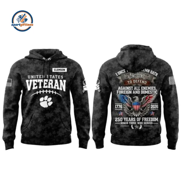 Clemson Tigers Veterans Day 2026 Hoodie