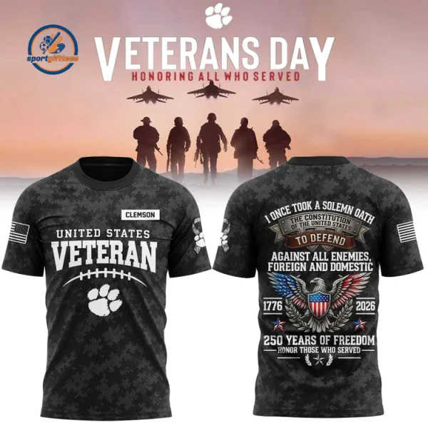 Clemson Tigers Veterans Day 2026 Hoodie