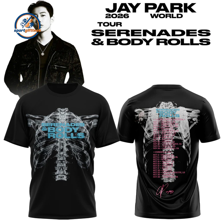 JAY PARK SERENADES & BODY ROLLS Tour T-Shirt JAY PARK SERENADES & BODY ROLLS Tour T-Shirt