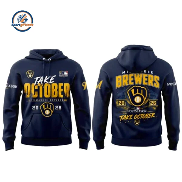 Milwaukee Brewers 2026 MLB Division Series Champions Take October Hoodie