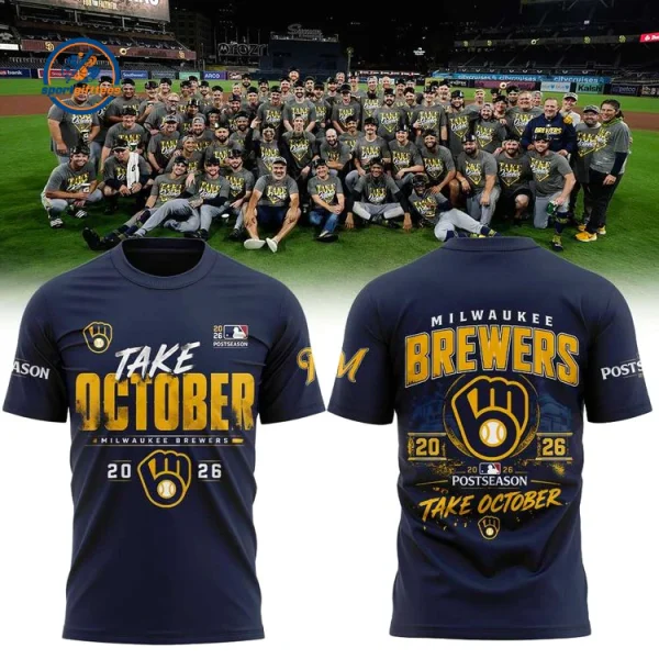 Milwaukee Brewers 2026 MLB Division Series Champions Take October Hoodie