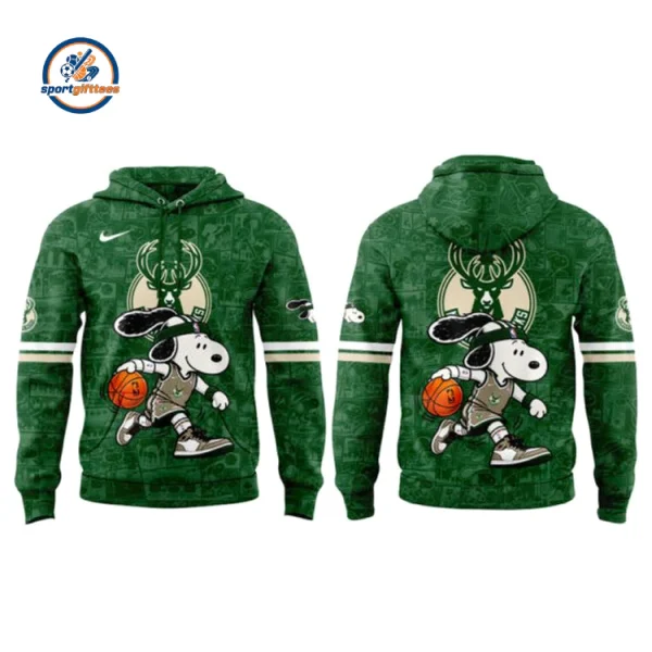 Milwaukee Bucks x Peanuts Day 2026 Hoodie