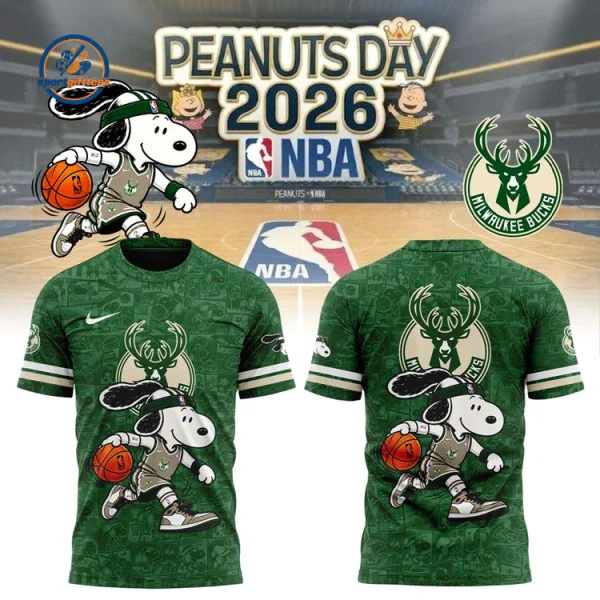 Milwaukee Bucks x Peanuts Day 2026 Hoodie