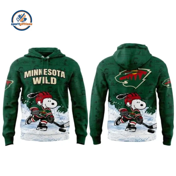 Minnesota Wild x Peanuts Day 2026 Hoodie