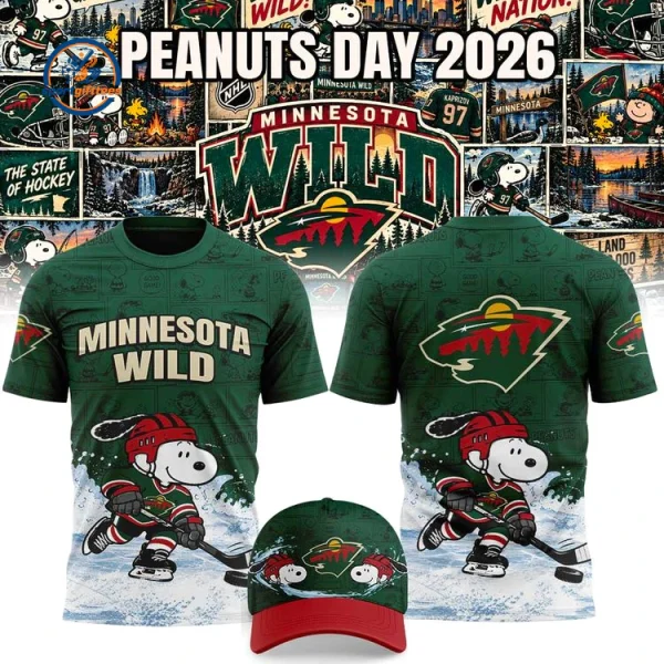 Minnesota Wild x Peanuts Day 2026 Hoodie