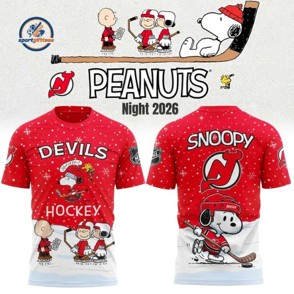 New Jersey Devils x Snoopy/Peanuts Hoodie