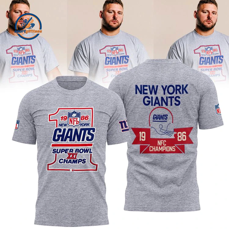 New York Giants Super Bowl Champions 1986 T-Shirt New York Giants Super Bowl Champions 1986 T-Shirt