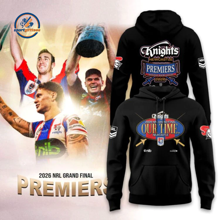 Newcastle Knights 2026 NRL Premiers Exclusive Hoodie Newcastle Knights 2026 NRL Premiers Exclusive Hoodie