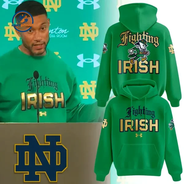 Notre Dame Fighting Irish Under Armour Kelly Hoodie