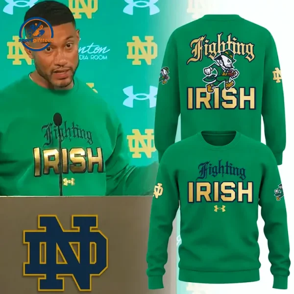 Notre Dame Fighting Irish Under Armour Kelly Hoodie