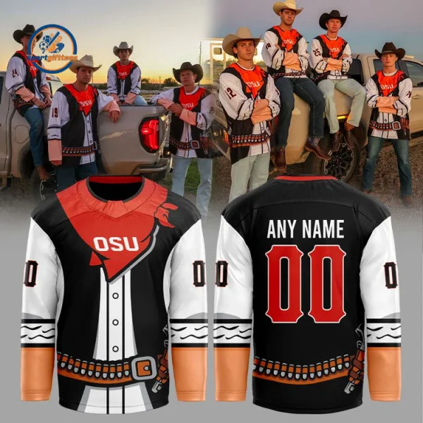 Oklahoma State Cowboys Hockey Attend the Western Night Jersey