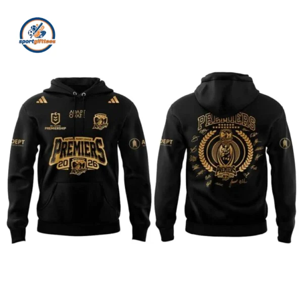 Sydney Roosters NRL Finals Premiers Black Hoodie