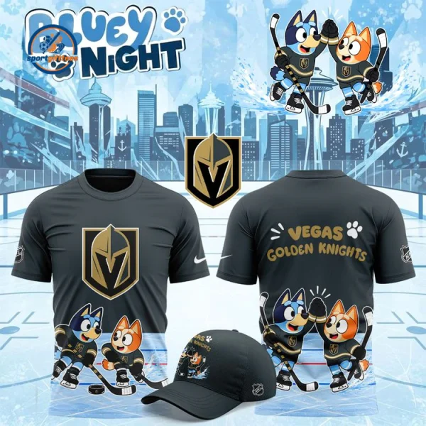 Vegas Golden Knights x Bluey Day 26 Hoodie