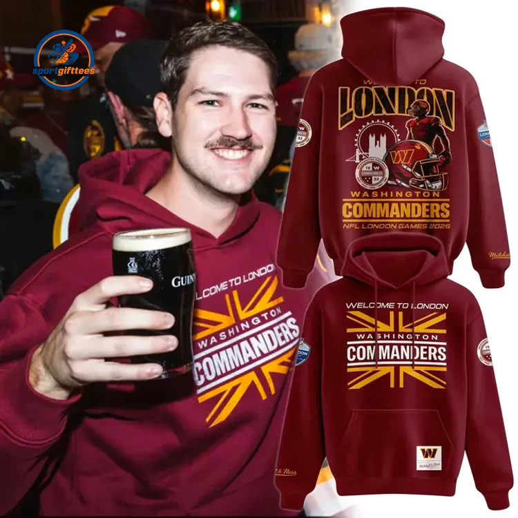 Washington Commanders Mitchell & Ness 2026 Hoodie Washington Commanders Mitchell & Ness 2026 Hoodie